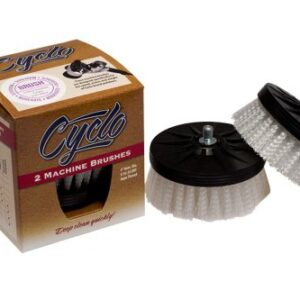 Cyclo (76-840x2-2PK) Shampoo Brush with White Soft Bristles, (Pack of 2)