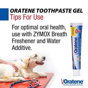 Oratene Brushless Toothpaste Gel for Dogs and Cats, 2.5oz