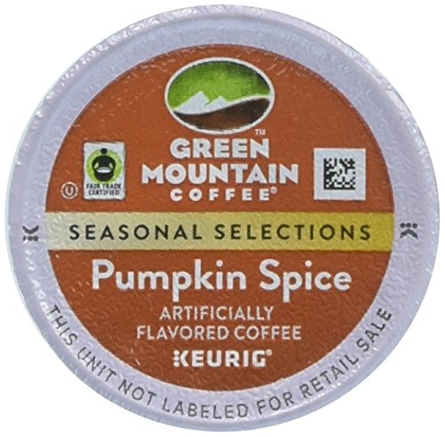 GMT6758 - Keurig Green Mountain Fair Trade Certified Pumpkin Spice Flavored Coffee K-Cups