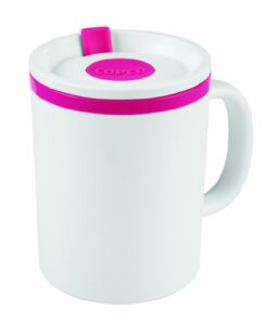 copco desk insulated mug, 1 count (pack of 1), pink