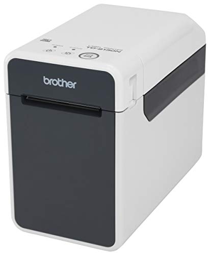 Brother TD2130N 2-inch Desktop Thermal Printer for Labels, Receipts & Tags, 300dpi, 6ips, USB/Serial/LAN, Optional Wi-Fi® with AirPrint® or Bluetooth®