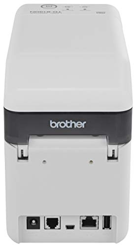 Brother TD2130N 2-inch Desktop Thermal Printer for Labels, Receipts & Tags, 300dpi, 6ips, USB/Serial/LAN, Optional Wi-Fi® with AirPrint® or Bluetooth®