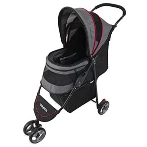 Gen7Pets Regal Plus Dog Stroller - Gray Shadow Pet Stroller