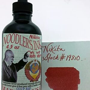 Noodlers Nikita Khrushchev Red Ink w/FREE Fountain Pen