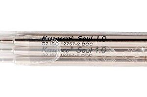 Kaweco G2 Ballpoint Pen Refills 1.0 Black Pack of 3 I 3 Pieces 1.0 Refill Black for Kaweco Ball Pen I Pen Refill I Refill for Multicoloured Pen I Various Line Widths and Colours