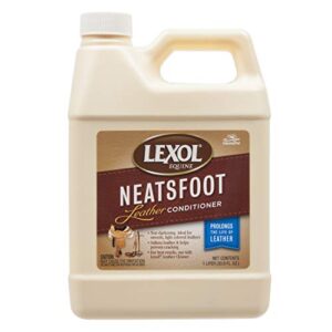 Manna Pro Lexol Neatsfoot Leather Conditioner | Helps Soften and Renew | 1 Liter