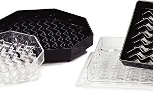 Carlisle FoodService Products 1102003 Square Drip Tray, San, Black