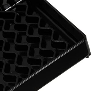 Carlisle FoodService Products 1102003 Square Drip Tray, San, Black