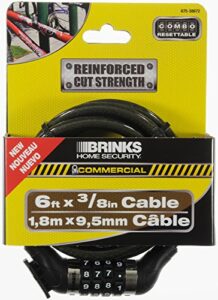 brinks 67538672 resettable kevlar cable