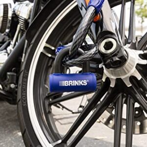 BRINKS - 3 7/8” Mini U-Bar Lock - Weather Resistant and Pick Resistant Bike Lock, Blue