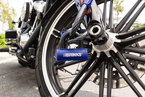 BRINKS - 3 7/8” Mini U-Bar Lock - Weather Resistant and Pick Resistant Bike Lock, Blue