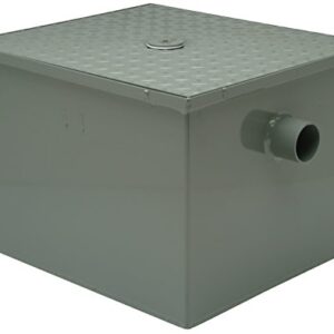 Zurn GT2700-25-3NH GT2700 3" No-Hub Grease Trap with Flow Control, 25 GPM