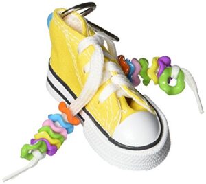 super bird creations sb719 beaker sneaker bird toy, small/medium bird size, 6" x 2"