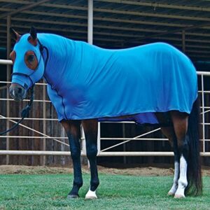 sleazy sleepwear for horses x-large solid full body royal blue