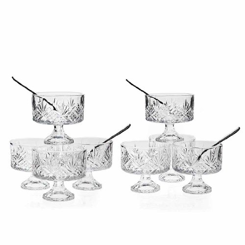 Godinger Glass Dublin Tasters Trifle 16 Pc Set