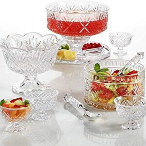 Godinger Glass Dublin Tasters Trifle 16 Pc Set