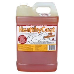 healthycoat feed supplement for horses: 2.5 gallon. skin, coat, body condition, performance, allergies, immune system, hoof, joint, omega 3 & 6 fatty acids