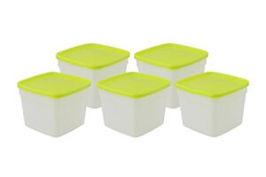 stor keeper freezer storage containers 1 pint 5-pack