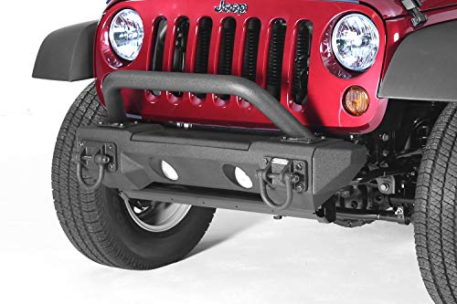 Rugged Ridge All Terrain Bumper Overrider Hoop | Textured Black, Steel | 11542.14 | Fits All Terrain Bumpers from RuggedRidge