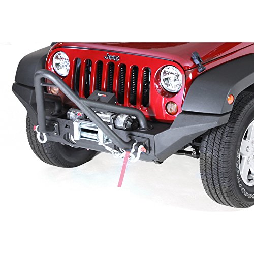 Rugged Ridge XHD Bumper High Clearance End Kit, Front | Textured Black, Steel | 11540.24 | Fits XHD Bumpers from RuggedRidge