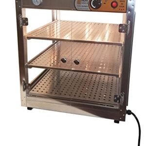 HeatMax Commercial 202024 Countertop Pizza and Food Warmer Display -- MADE IN USA with service and support