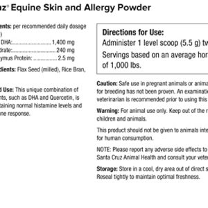 UltraCruz-sc-363203 Equine Skin and Allergy Supplement for Horses, 2 lb, Powder (82 Day Supply)