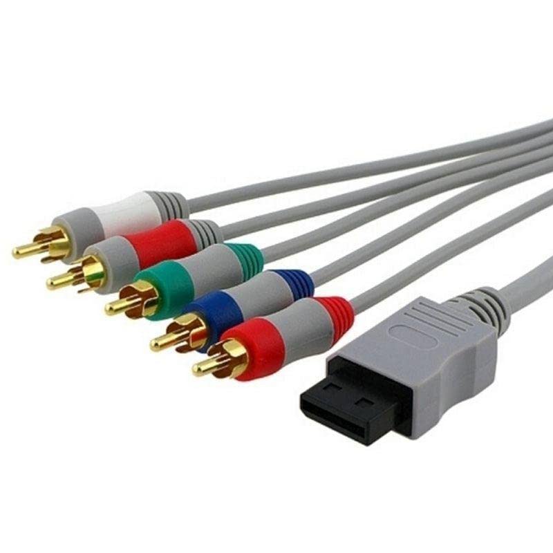 Fosmon Component HD AV Cable to HDTV-EDTV (High Definition 480p) Compatible with Nintendo Wii and Wii U