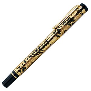 Gullor Advanced Fountain PEN Jinhao 5000 Dragon Year Golden with Black