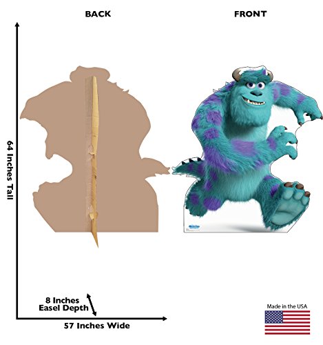 Cardboard People Sulley Life Size Cardboard Cutout Standup - Disney Pixar's Monsters University