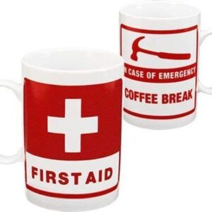 Wild Eye Designs Ceramic First Aid Coffee Mug - Tea Cup