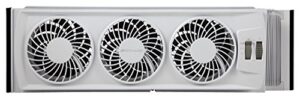 bionaire bwf0502m-wm thin window fan, white