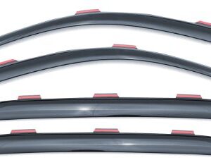 Lund 184536 Ventvisor Elite Side Window Defectors, 4-Piece Set for 2014-2018 Silverado & Sierra 1500; 2015-2018 Silverado & Sierra 2500 HD, 3500 HD | Fits Crew Cab