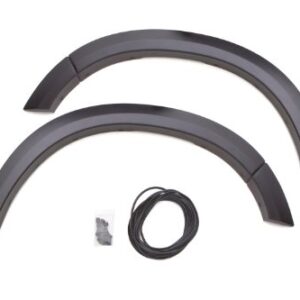 Lund SX202SA Elite Series Black Sport Style Standard Front Fender Flare - 2 Piece