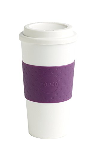 Copco Acadia Reusable To Go Mug, 16-ounce Capacity - 4-pack (Brown, Plum, Blue, Green)