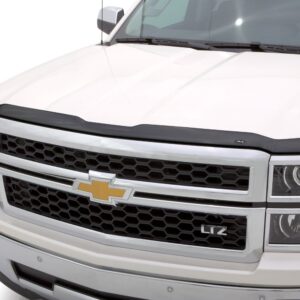 Auto Ventshade [AVS] Aeroskin Hood Protector | 2014 - 2015 Chevrolet Silverado 1500, Low Profile/Flush - Smoke | 322062