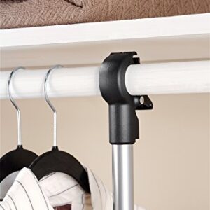 Whitmor 2 Shelf 2 Rod Closet System - Adjustable Closet Maximizer