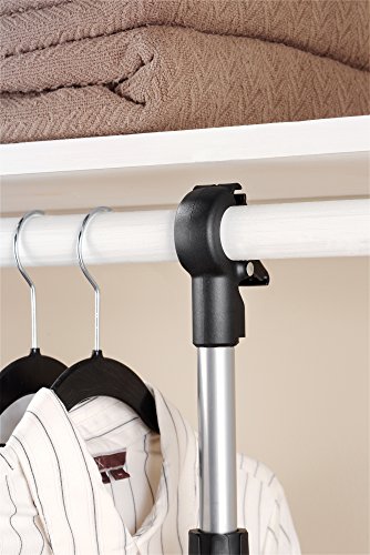 Whitmor 2 Shelf 2 Rod Closet System - Adjustable Closet Maximizer