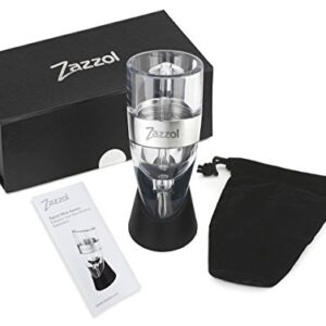 Zazzol Wine Aerator Decanter - Multi Stage Design with Gift Box - Recommended by Business Insider