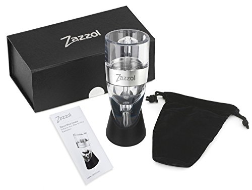 Zazzol Wine Aerator Decanter - Multi Stage Design with Gift Box - Recommended by Business Insider