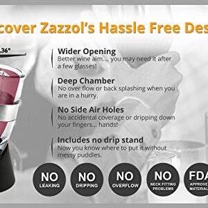 Zazzol Wine Aerator Decanter - Multi Stage Design with Gift Box - Recommended by Business Insider