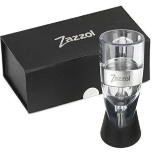 Zazzol Wine Aerator Decanter - Multi Stage Design with Gift Box - Recommended by Business Insider