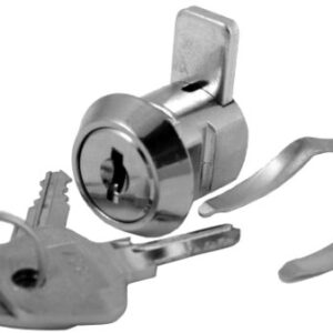 FJM Security FJM-3756-KA Deadbolt Keyed Alike Clip Lock with Chrome Finish, Keyed Alike