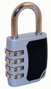 fjm security sx-578 combination padlock with ergonomic grip