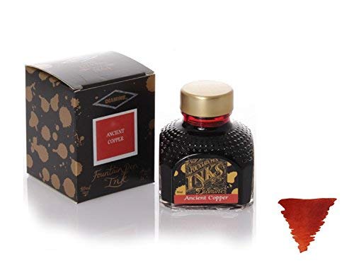 Diamine Fountain Pen Ink, 80 ml Bottle, Ancient Copper