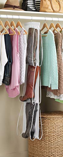 Whitmor Hanging Boot File - Hanging Storage for Men's and Woman's Boots - 3 Pair