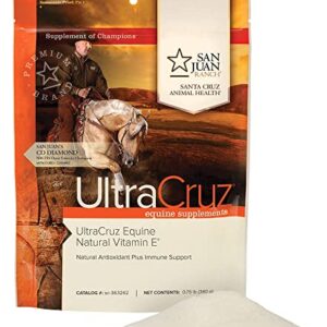 UltraCruz Equine Natural Vitamin E Supplement for Horses, 0.75 lb, Powder (30 Day Supply)