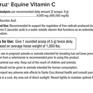 UltraCruz Equine Vitamin C Supplement for Horses, 1 lb, Powder (50 Day Supply)