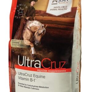 UltraCruz Equine Vitamin B-1 Supplement for Horses, 20 lb, Pellet (335 Day Supply)