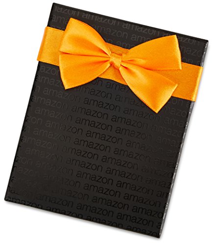 Amazon.com $75 Gift Card in a Black Gift Box (Birthday Presents Card Design)