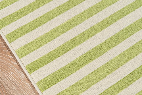 Momeni Rugs , Baja Collection Contemporary Indoor & Outdoor Area Rug, Easy to Clean, UV protected & Fade Resistant, 2'3" x 4'6", Green